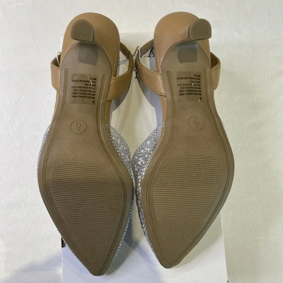 NEW A New Day Women's Isabel Embellished Slingback Heels - Size 8 - Picture 11 of 12